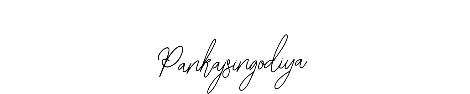 Use a signature maker to create a handwritten signature online. With this signature software, you can design (Bearetta-2O07w) your own signature for name Pankajsingodiya. Pankajsingodiya signature style 12 images and pictures png