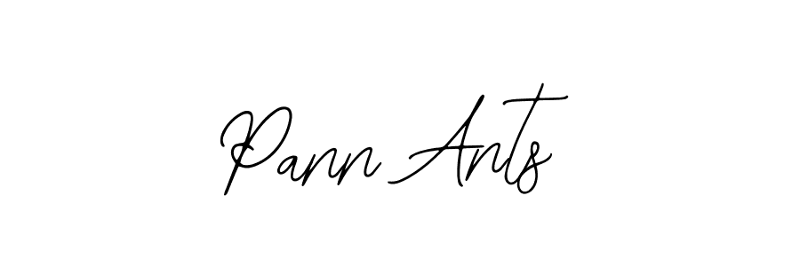 Make a beautiful signature design for name Pann Ants. With this signature (Bearetta-2O07w) style, you can create a handwritten signature for free. Pann Ants signature style 12 images and pictures png