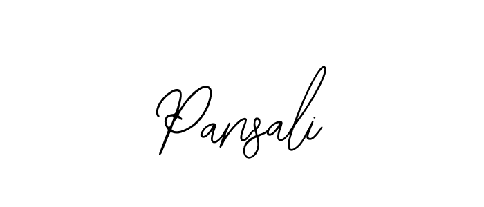 How to make Pansali name signature. Use Bearetta-2O07w style for creating short signs online. This is the latest handwritten sign. Pansali signature style 12 images and pictures png