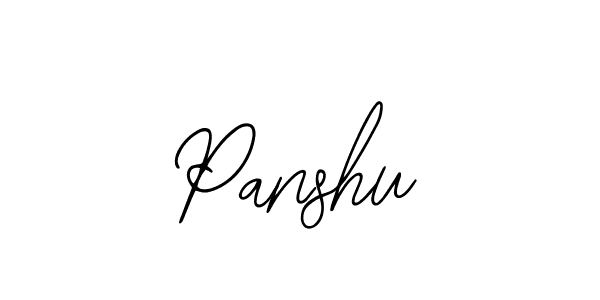 How to make Panshu name signature. Use Bearetta-2O07w style for creating short signs online. This is the latest handwritten sign. Panshu signature style 12 images and pictures png