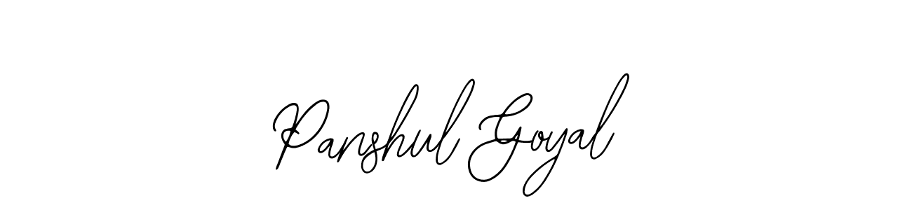 Make a beautiful signature design for name Panshul Goyal. Use this online signature maker to create a handwritten signature for free. Panshul Goyal signature style 12 images and pictures png