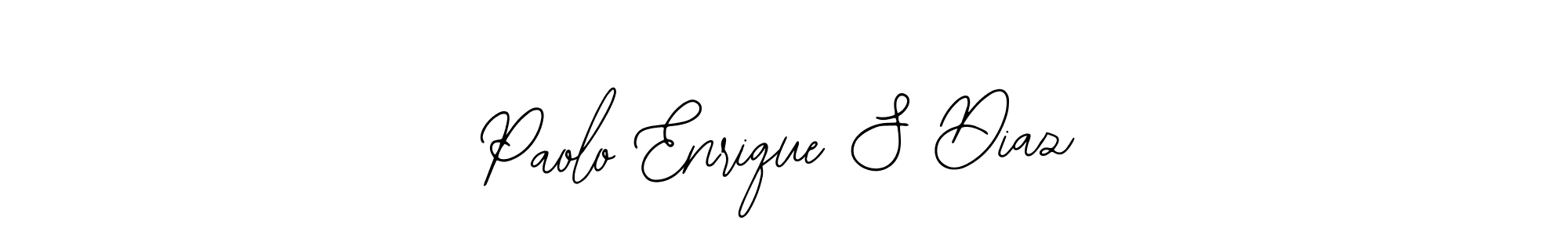 Also we have Paolo Enrique S Diaz name is the best signature style. Create professional handwritten signature collection using Bearetta-2O07w autograph style. Paolo Enrique S Diaz signature style 12 images and pictures png