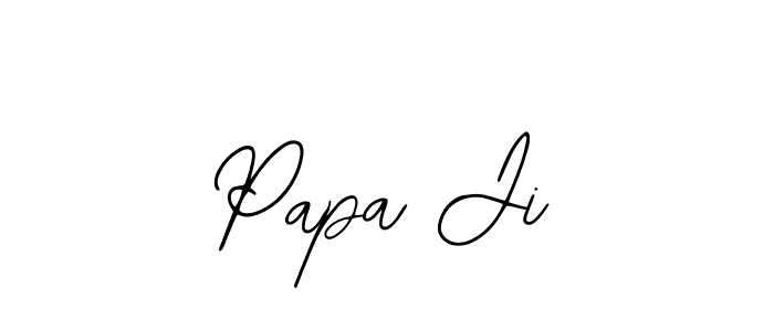 Also we have Papa Ji name is the best signature style. Create professional handwritten signature collection using Bearetta-2O07w autograph style. Papa Ji signature style 12 images and pictures png