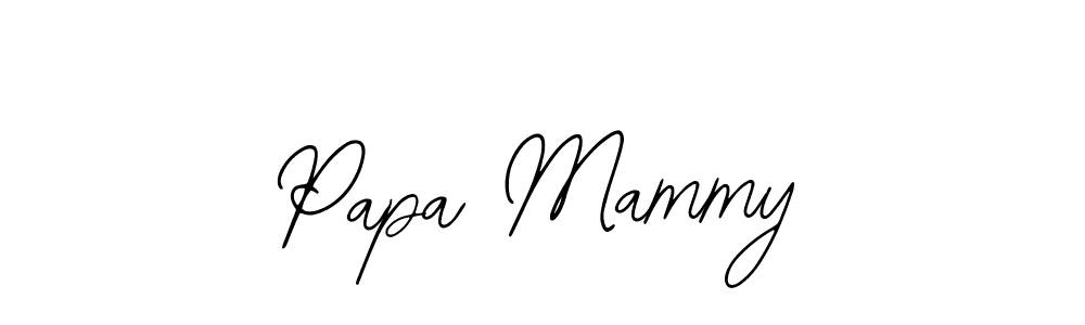 Make a beautiful signature design for name Papa Mammy. With this signature (Bearetta-2O07w) style, you can create a handwritten signature for free. Papa Mammy signature style 12 images and pictures png
