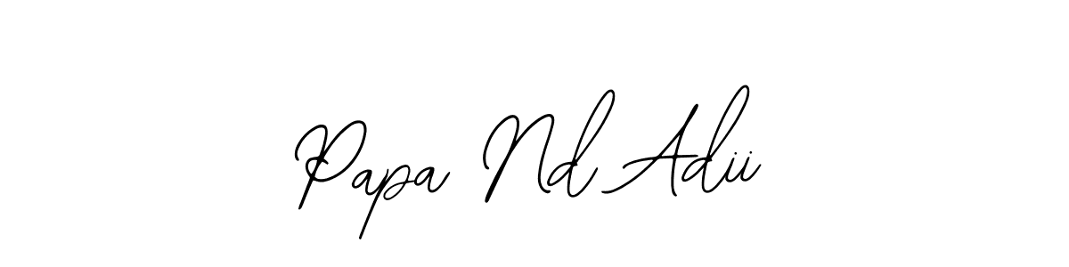 How to Draw Papa Nd Adii signature style? Bearetta-2O07w is a latest design signature styles for name Papa Nd Adii. Papa Nd Adii signature style 12 images and pictures png