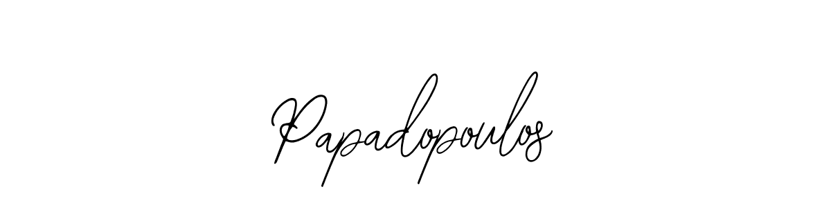 Create a beautiful signature design for name Papadopoulos. With this signature (Bearetta-2O07w) fonts, you can make a handwritten signature for free. Papadopoulos signature style 12 images and pictures png