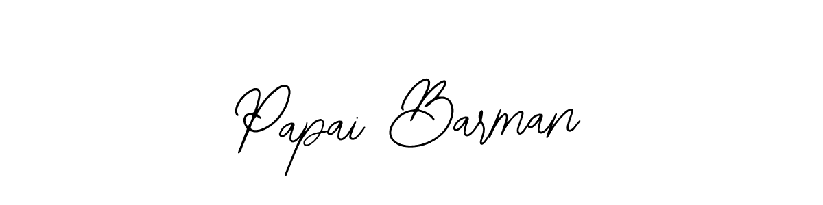 You should practise on your own different ways (Bearetta-2O07w) to write your name (Papai Barman) in signature. don't let someone else do it for you. Papai Barman signature style 12 images and pictures png