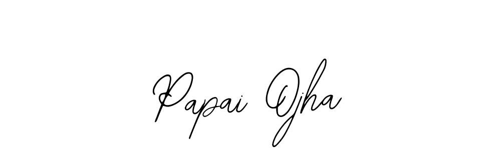 Design your own signature with our free online signature maker. With this signature software, you can create a handwritten (Bearetta-2O07w) signature for name Papai Ojha. Papai Ojha signature style 12 images and pictures png