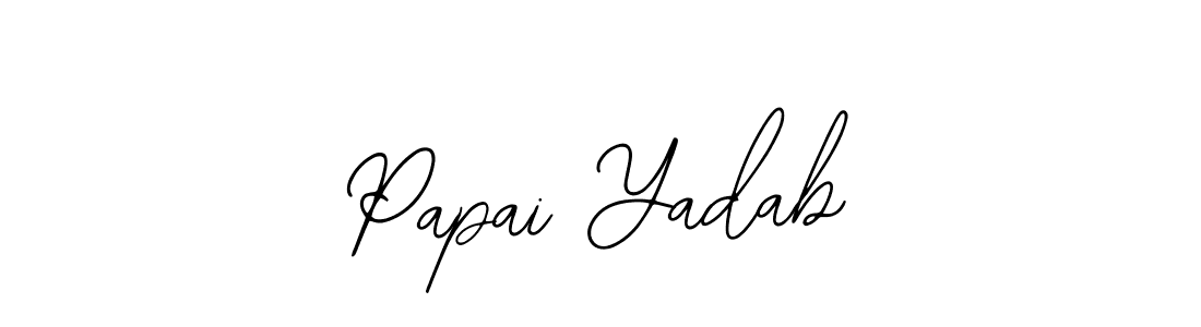 if you are searching for the best signature style for your name Papai Yadab. so please give up your signature search. here we have designed multiple signature styles  using Bearetta-2O07w. Papai Yadab signature style 12 images and pictures png