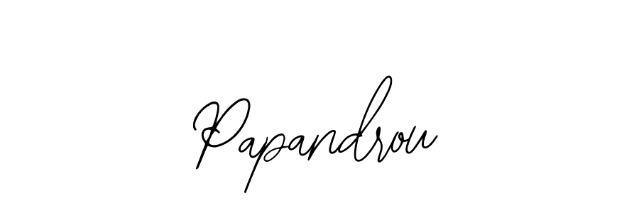 You should practise on your own different ways (Bearetta-2O07w) to write your name (Papandrou) in signature. don't let someone else do it for you. Papandrou signature style 12 images and pictures png