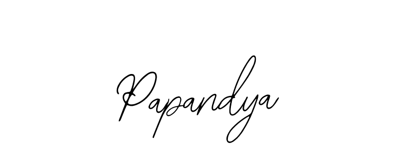 How to make Papandya name signature. Use Bearetta-2O07w style for creating short signs online. This is the latest handwritten sign. Papandya signature style 12 images and pictures png