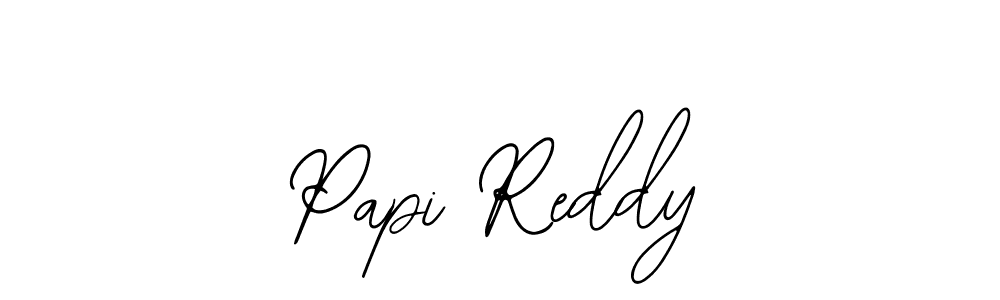 if you are searching for the best signature style for your name Papi Reddy. so please give up your signature search. here we have designed multiple signature styles  using Bearetta-2O07w. Papi Reddy signature style 12 images and pictures png