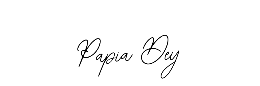 Papia Dey stylish signature style. Best Handwritten Sign (Bearetta-2O07w) for my name. Handwritten Signature Collection Ideas for my name Papia Dey. Papia Dey signature style 12 images and pictures png