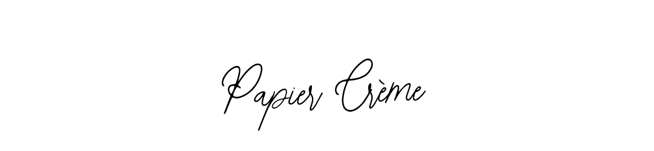 How to make Papier Crème signature? Bearetta-2O07w is a professional autograph style. Create handwritten signature for Papier Crème name. Papier Crème signature style 12 images and pictures png