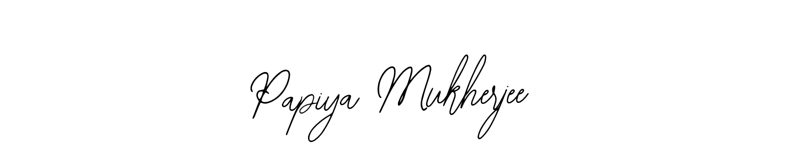 Design your own signature with our free online signature maker. With this signature software, you can create a handwritten (Bearetta-2O07w) signature for name Papiya Mukherjee. Papiya Mukherjee signature style 12 images and pictures png