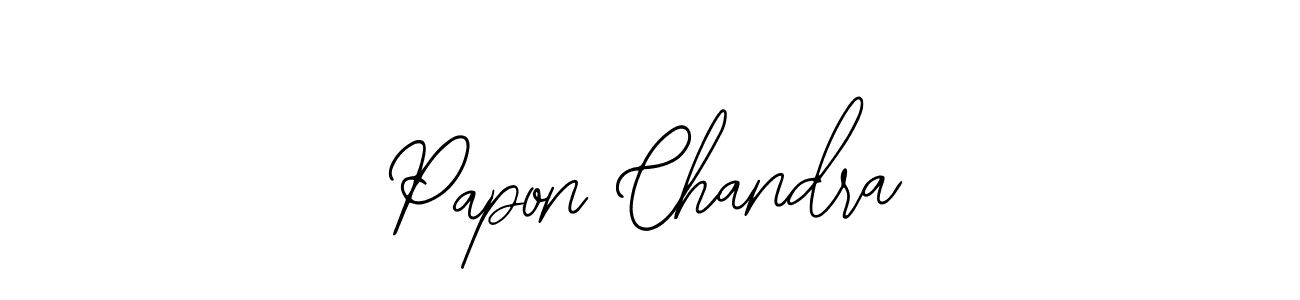 Also we have Papon Chandra name is the best signature style. Create professional handwritten signature collection using Bearetta-2O07w autograph style. Papon Chandra signature style 12 images and pictures png