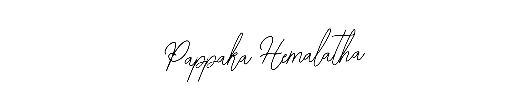 Also we have Pappaka Hemalatha name is the best signature style. Create professional handwritten signature collection using Bearetta-2O07w autograph style. Pappaka Hemalatha signature style 12 images and pictures png
