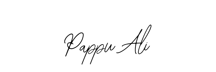 Use a signature maker to create a handwritten signature online. With this signature software, you can design (Bearetta-2O07w) your own signature for name Pappu Ali. Pappu Ali signature style 12 images and pictures png