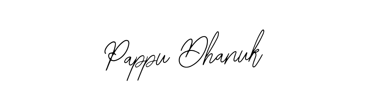 Use a signature maker to create a handwritten signature online. With this signature software, you can design (Bearetta-2O07w) your own signature for name Pappu Dhanuk. Pappu Dhanuk signature style 12 images and pictures png