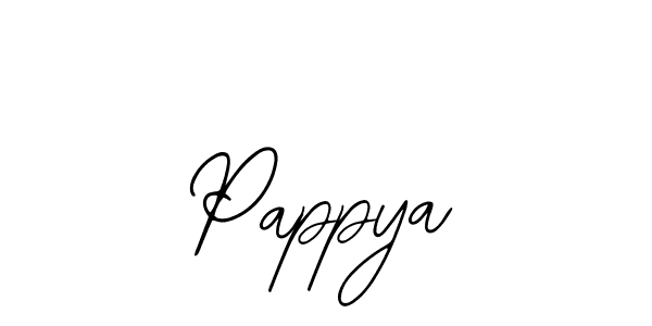 Design your own signature with our free online signature maker. With this signature software, you can create a handwritten (Bearetta-2O07w) signature for name Pappya. Pappya signature style 12 images and pictures png