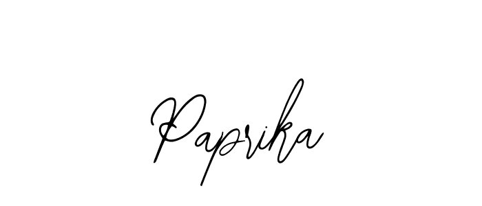 How to make Paprika name signature. Use Bearetta-2O07w style for creating short signs online. This is the latest handwritten sign. Paprika signature style 12 images and pictures png