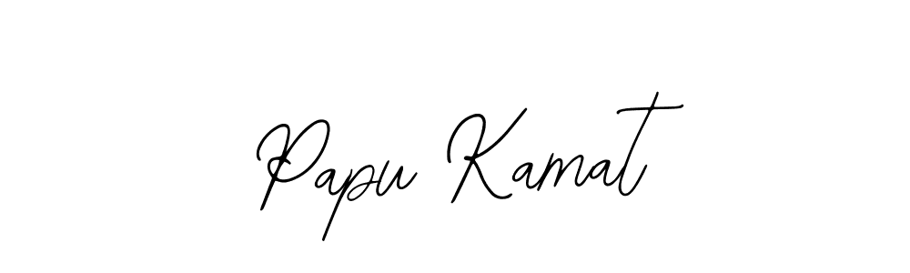 Also we have Papu Kamat name is the best signature style. Create professional handwritten signature collection using Bearetta-2O07w autograph style. Papu Kamat signature style 12 images and pictures png
