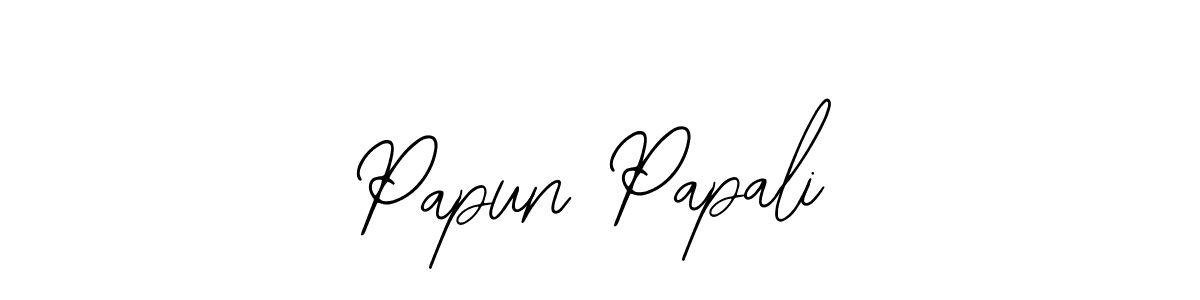 if you are searching for the best signature style for your name Papun Papali. so please give up your signature search. here we have designed multiple signature styles  using Bearetta-2O07w. Papun Papali signature style 12 images and pictures png