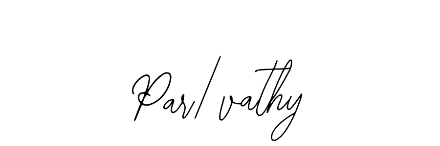 How to make Par|vathy signature? Bearetta-2O07w is a professional autograph style. Create handwritten signature for Par|vathy name. Par|vathy signature style 12 images and pictures png