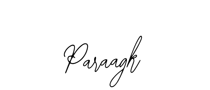 Use a signature maker to create a handwritten signature online. With this signature software, you can design (Bearetta-2O07w) your own signature for name Paraagk. Paraagk signature style 12 images and pictures png