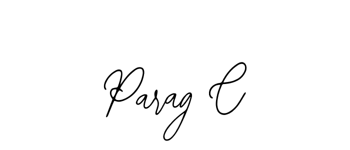 How to Draw Parag C signature style? Bearetta-2O07w is a latest design signature styles for name Parag C. Parag C signature style 12 images and pictures png