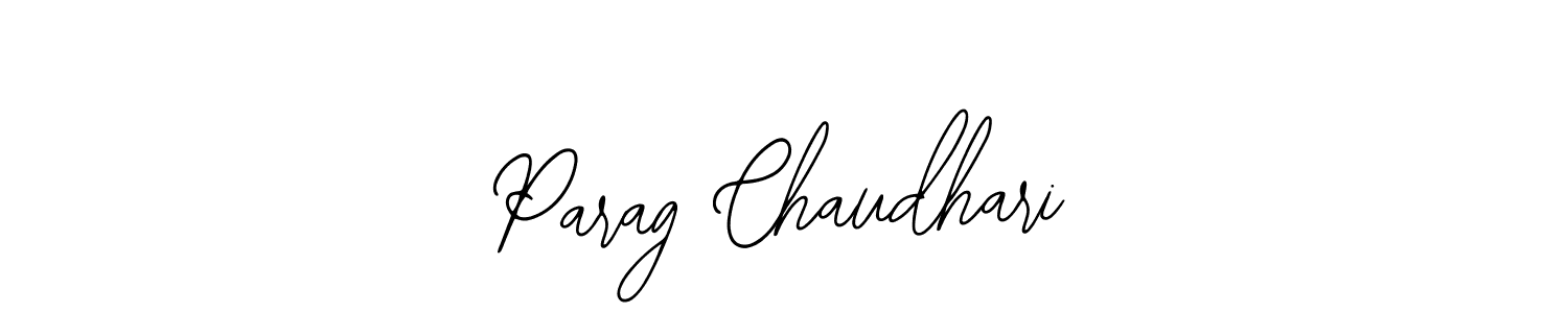 Also we have Parag Chaudhari name is the best signature style. Create professional handwritten signature collection using Bearetta-2O07w autograph style. Parag Chaudhari signature style 12 images and pictures png