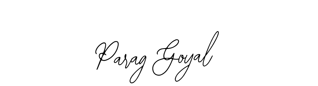 This is the best signature style for the Parag Goyal name. Also you like these signature font (Bearetta-2O07w). Mix name signature. Parag Goyal signature style 12 images and pictures png