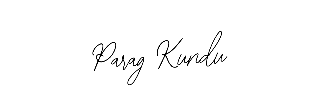 How to make Parag Kundu signature? Bearetta-2O07w is a professional autograph style. Create handwritten signature for Parag Kundu name. Parag Kundu signature style 12 images and pictures png