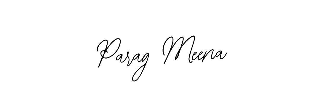 Similarly Bearetta-2O07w is the best handwritten signature design. Signature creator online .You can use it as an online autograph creator for name Parag Meena. Parag Meena signature style 12 images and pictures png
