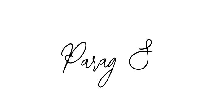 The best way (Bearetta-2O07w) to make a short signature is to pick only two or three words in your name. The name Parag S include a total of six letters. For converting this name. Parag S signature style 12 images and pictures png