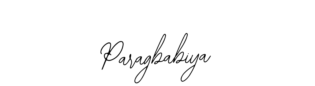 Make a beautiful signature design for name Paragbabiya. Use this online signature maker to create a handwritten signature for free. Paragbabiya signature style 12 images and pictures png