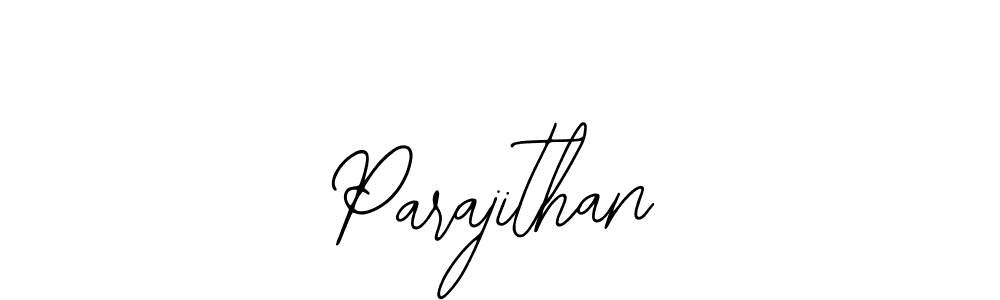 Also we have Parajithan name is the best signature style. Create professional handwritten signature collection using Bearetta-2O07w autograph style. Parajithan signature style 12 images and pictures png
