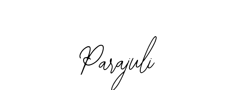 Use a signature maker to create a handwritten signature online. With this signature software, you can design (Bearetta-2O07w) your own signature for name Parajuli. Parajuli signature style 12 images and pictures png