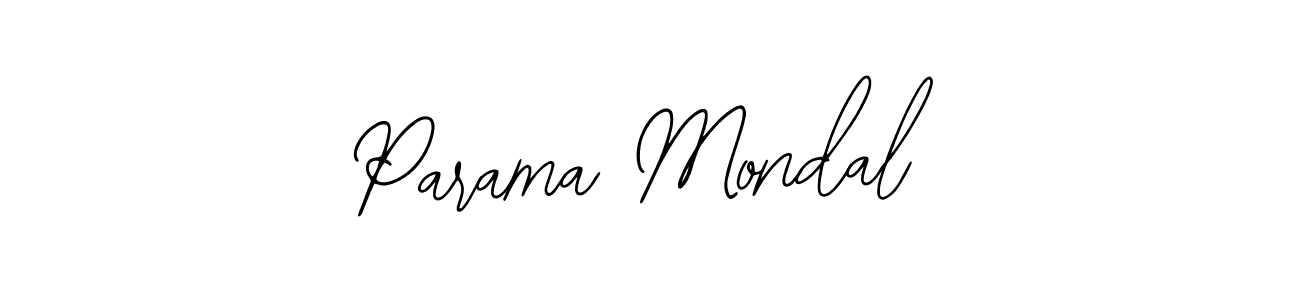 It looks lik you need a new signature style for name Parama Mondal. Design unique handwritten (Bearetta-2O07w) signature with our free signature maker in just a few clicks. Parama Mondal signature style 12 images and pictures png