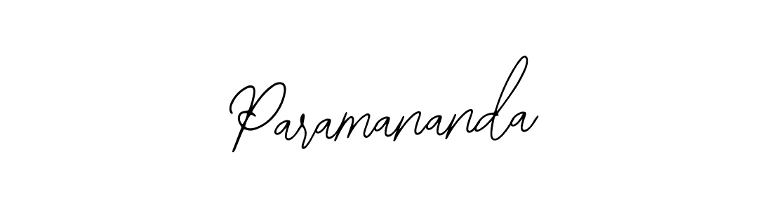 You should practise on your own different ways (Bearetta-2O07w) to write your name (Paramananda) in signature. don't let someone else do it for you. Paramananda signature style 12 images and pictures png