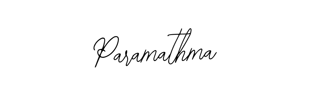 How to make Paramathma name signature. Use Bearetta-2O07w style for creating short signs online. This is the latest handwritten sign. Paramathma signature style 12 images and pictures png