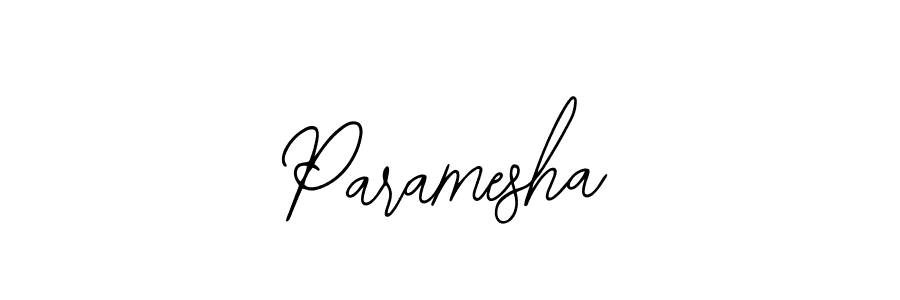 Paramesha stylish signature style. Best Handwritten Sign (Bearetta-2O07w) for my name. Handwritten Signature Collection Ideas for my name Paramesha. Paramesha signature style 12 images and pictures png