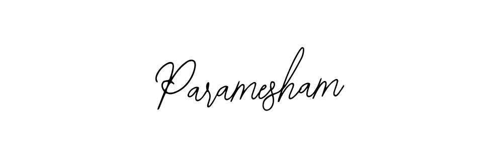 Design your own signature with our free online signature maker. With this signature software, you can create a handwritten (Bearetta-2O07w) signature for name Paramesham. Paramesham signature style 12 images and pictures png