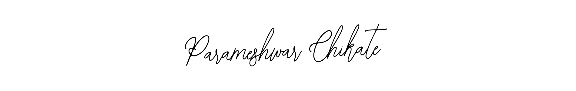 Also You can easily find your signature by using the search form. We will create Parameshwar Chikate name handwritten signature images for you free of cost using Bearetta-2O07w sign style. Parameshwar Chikate signature style 12 images and pictures png