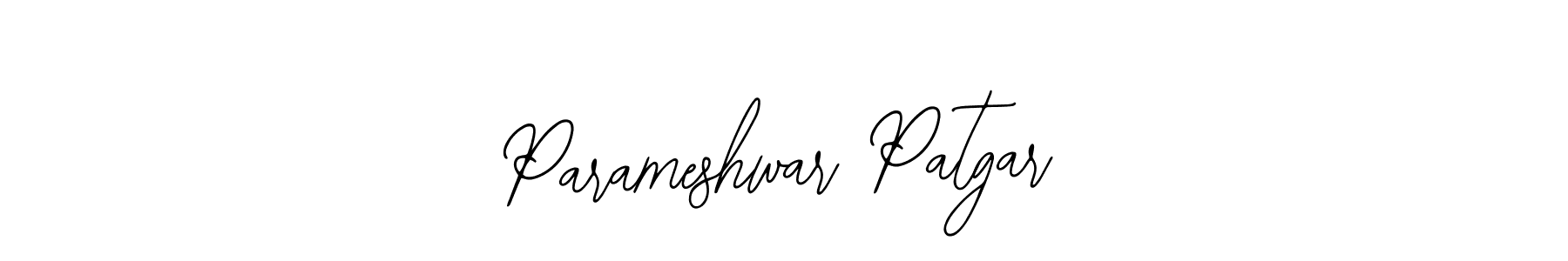 How to make Parameshwar Patgar signature? Bearetta-2O07w is a professional autograph style. Create handwritten signature for Parameshwar Patgar name. Parameshwar Patgar signature style 12 images and pictures png
