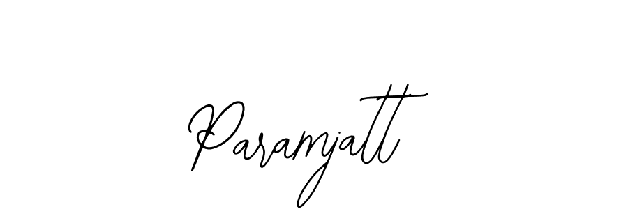 How to make Paramjatt signature? Bearetta-2O07w is a professional autograph style. Create handwritten signature for Paramjatt name. Paramjatt signature style 12 images and pictures png