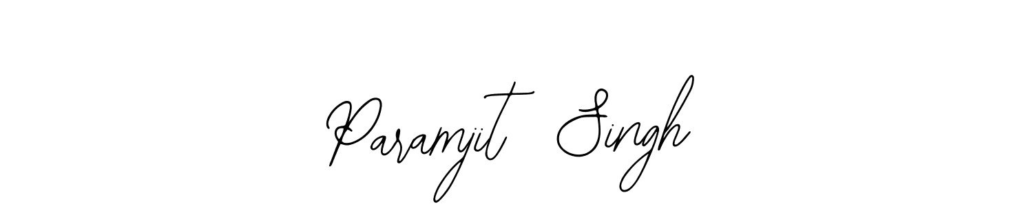 Make a beautiful signature design for name Paramjit  Singh. With this signature (Bearetta-2O07w) style, you can create a handwritten signature for free. Paramjit  Singh signature style 12 images and pictures png