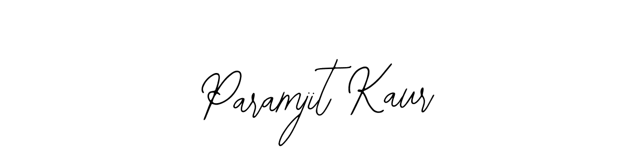 Design your own signature with our free online signature maker. With this signature software, you can create a handwritten (Bearetta-2O07w) signature for name Paramjit Kaur. Paramjit Kaur signature style 12 images and pictures png