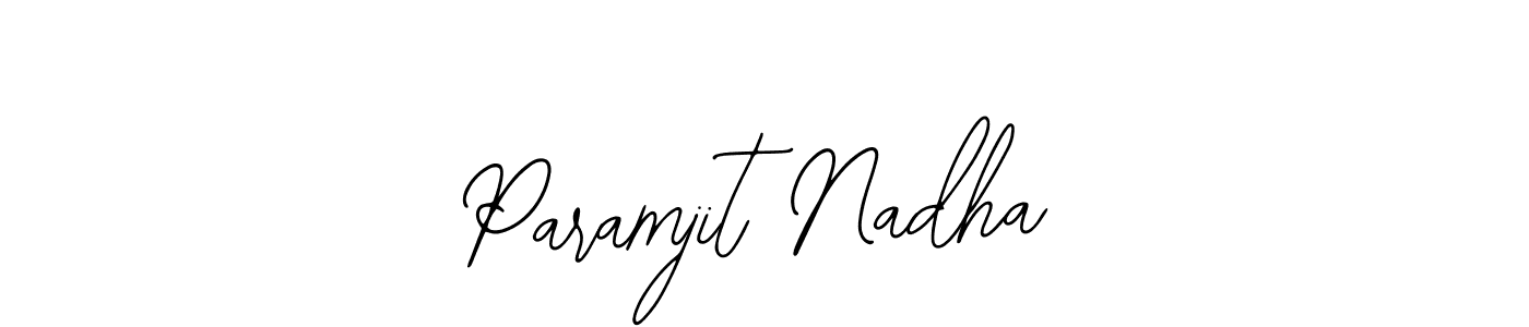 Make a short Paramjit Nadha signature style. Manage your documents anywhere anytime using Bearetta-2O07w. Create and add eSignatures, submit forms, share and send files easily. Paramjit Nadha signature style 12 images and pictures png