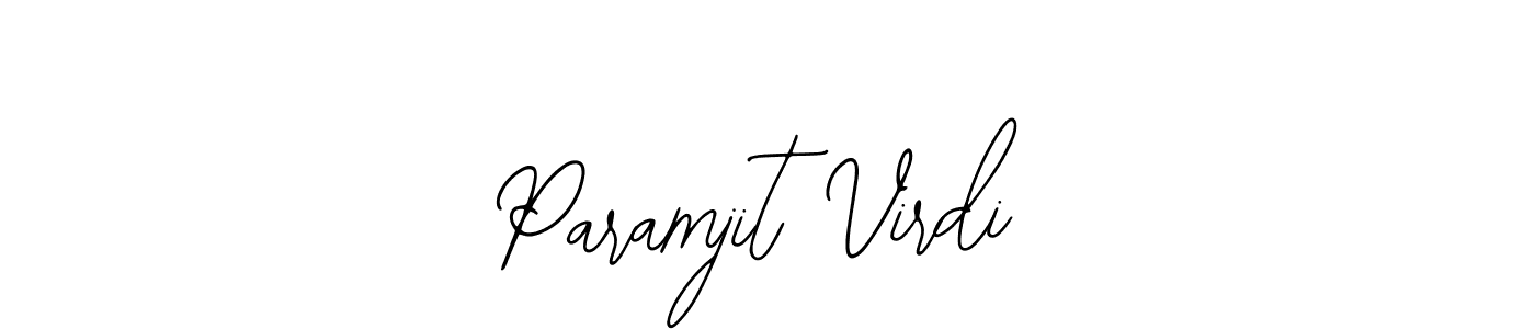 You should practise on your own different ways (Bearetta-2O07w) to write your name (Paramjit Virdi) in signature. don't let someone else do it for you. Paramjit Virdi signature style 12 images and pictures png